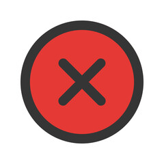 close outline fill icon