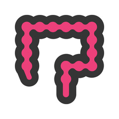 colon outline fill icon