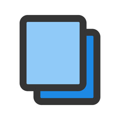 copy outline fill icon
