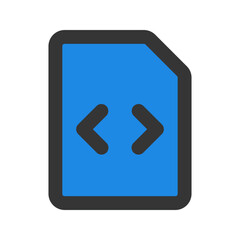 script outline fill icon