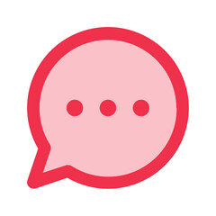 chat outline fill icon