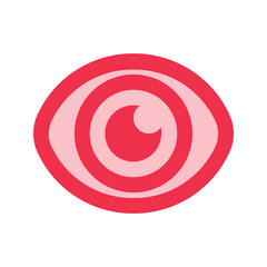 eye outline fill icon