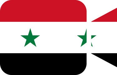 Syria flag on Video Call