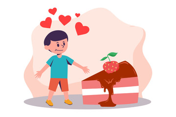 World Chocolate Day Flat Design Illustration