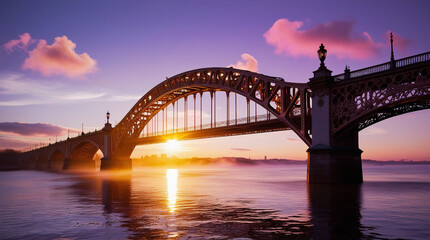 Obraz premium Peaceful Morning on the Waterfront