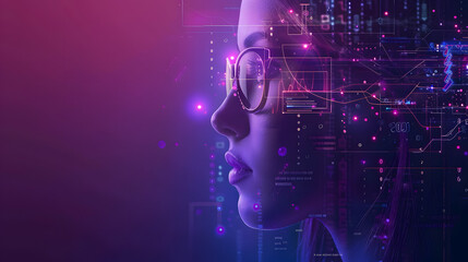 Artificial Intelligence, Knowledge Expertise Intelligence Learn. Technology and engineering. Online training banner