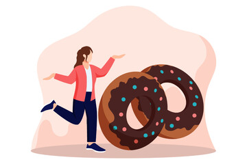 World Chocolate Day Flat Design Illustration