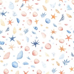 Discover beautiful shells and stars in nature