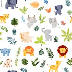 Explore colorful animal patterns for kids