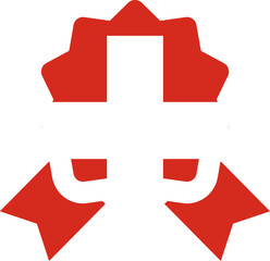 Switzerland flag on Certificate Icon