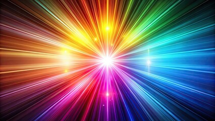 Abstract background with colorful rays of light , abstract, background, rays, light, bright, vibrant, dynamic, sunburst, burst