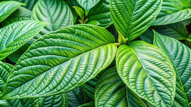 Close-up view of medicinal Justicia adhatoda leaves , herbal, Malabar nut, adulsa, adhatoda, vasa, vasaka