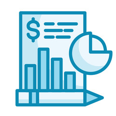 Financial Reporting Icon