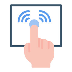 Touch Controller icon vector image. Can be used for Augmented Reality.