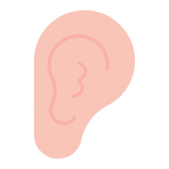 Outer Ear icon vector image. Can be used for Human Anatomy.