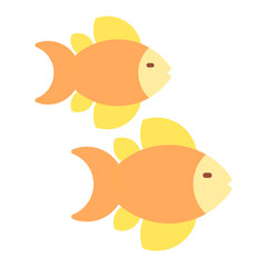 Fishes icon vector image. Can be used for Coastline.