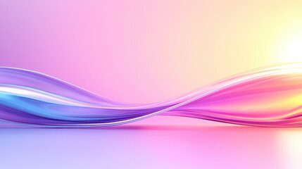 vibrant abstract background featuring flowing waves in pink, purple, and blue hues, creating serene and dynamic atmosphere