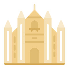 Milan Fashion icon vector image. Can be used for Italy.