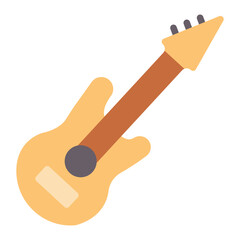 Guitar icon vector image. Can be used for Festa Junina.
