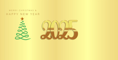 Merry Christmas And Happy New Year 2025 Stunning And Very Beautiful Design