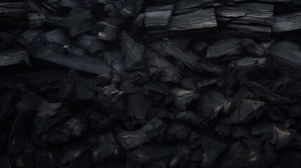 Charcoal backdrop featuring a grainy, irregular texture and a deep, smoky appearance for a dramatic effect.