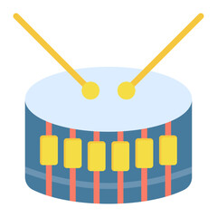 Percussion icon vector image. Can be used for Instrument.