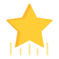 Obraz premium Star icon vector image. Can be used for Battery and Power.