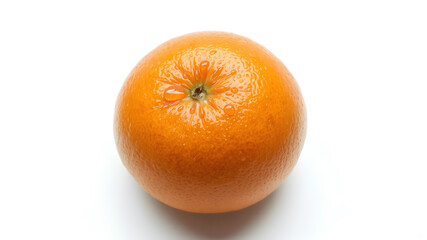 Orange fruit. Orang slice isolate on white.