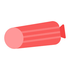 Salami icon vector image. Can be used for Oktoberfest.