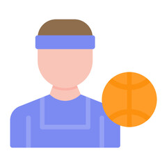Athlete icon vector image. Can be used for Diversity.