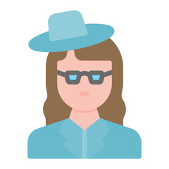 Fashion Model icon vector image. Can be used for Diversity.