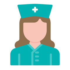 Nurse icon vector image. Can be used for Diversity.