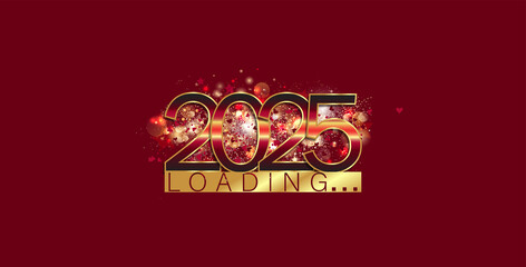 Naklejka premium Loading 2025 Stunning And Beautiful Design