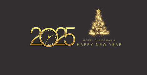 Merry Christmas And Happy New Year 2025 Stunning And Very Beautiful Design