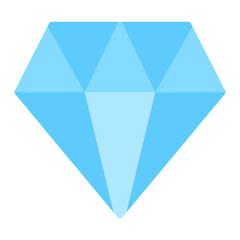 Diamond icon vector image. Can be used for Casino.