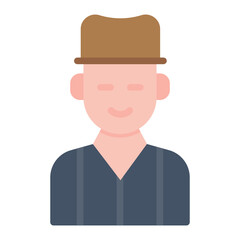 Gambler icon vector image. Can be used for Casino.