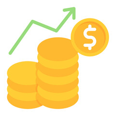 Inflation icon vector image. Can be used for Trading.