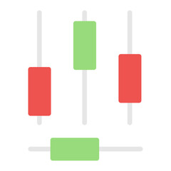 Cadlestick icon vector image. Can be used for Retro.