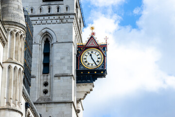A Decorative Clock On A Building For People Around Not Only To Enjoy But To Know The Time