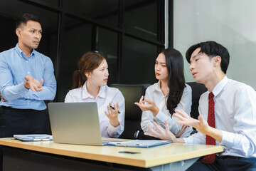 team employee failure is not satisfied with the report.