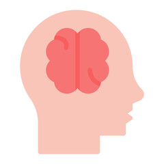 Neuropsychology icon vector image. Can be used for Psychology.