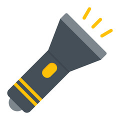 Flashlight icon vector image. Can be used for Adventure.