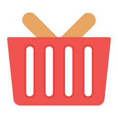 Basket icon vector image. Can be used for Laundry.