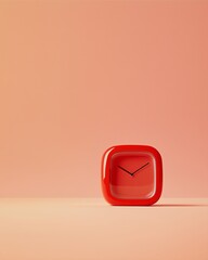 Vector image of a vintage wall clock symbolizing time management and business deadlines