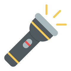 Flash Light icon vector image. Can be used for Trekking.