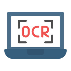 General Ocr icon vector image. Can be used for Printing.