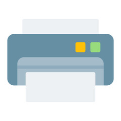 Printer icon vector image. Can be used for Printing.