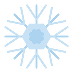 Snowflake icon vector image. Can be used for Carnival.