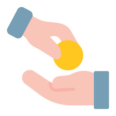 Alms icon vector image. Can be used for Homeless.