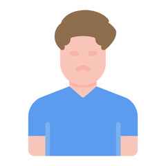 Man icon vector image. Can be used for Homeless.